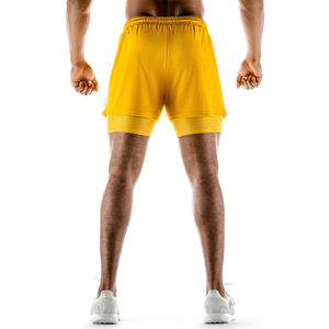 Wholesale 2in1 Athletic Running <b>Shorts</b> 100% Polyester Cotton Double Layer Jogger <b>Sport</b> Gym latest Active Wear for Men - Product Image 3