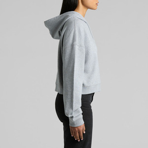 เสื้อครอปของผู้หญิงอินเทรนด์นุ่มน้ำหนักเบาพร้อมคุณสมบัติระบายอากาศสำหรับสวมใส่สบายๆทุกวันโลโก้ด้านหน้า - Product Image 4