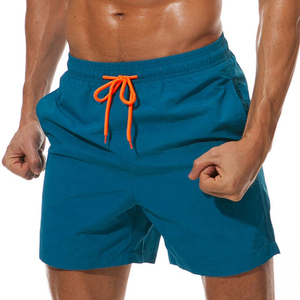 Shorts d'été en coton de couleur unie Shorts décontractés pour hommes pantalons de plage pantalons de survêtement surdimensionnés amples personnalisés pantalons courts pour hommes - Product Image 5