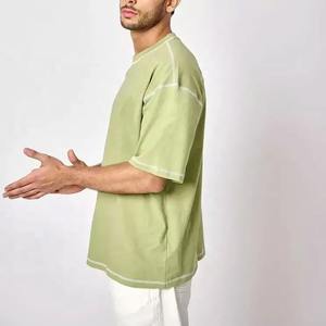 เสื้อยืดโอเวอร์ไซส์เข้ารูปบ็อกซี่ปักลายแอซิดสไตล์วินเทจเสื้อยืดผ้าฝ้าย100% - Product Image 6