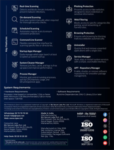 Logiciel antivirus Linux, pack 5 utilisateurs avec licence de 3 ans, Net Protector, sécurité totale, protection informatique et sécurité numérique - Product Image 3