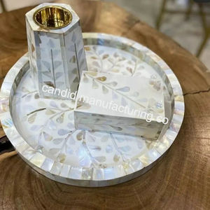 Juego de bandeja de quemador Bakhoor con incrustaciones de resina hechas a mano de lujo, última colección de Ramadán, difusor de aromaterapia de incienso para todas las estaciones - Product Image 3