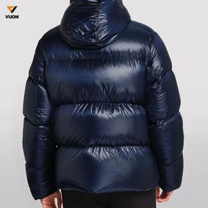 เสื้อโค้ทขนเป็ดสำหรับผู้ชายเสื้อแจ็คเก็ตหนาสีพื้นคอปกตั้งใหม่2025ฤดูหนาว - Product Image 5