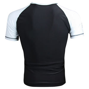 Rashguard BJJ personnalisé de haute qualité avec manches courtes diverses couleurs en élasthanne spandex pour vêtements de sport MMA - Product Image 3