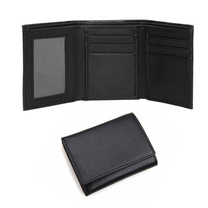 RFID Blocking Genuine Leather Trifold <b>Wallet</b> for <b>Men</b> Customized Color Slim <b>Small</b> Durable Gradient Design 220g High Quality - Product Image 5