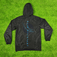 Veste de pluie personnalisable avec logo sur le devant, coupe-vent léger à capuche pour homme, imperméable, séchage rapide, pour la randonnée en plein air et la course hivernale