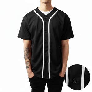 Camiseta de Béisbol Moderna para Hombre, Corte Moderno, Tela de Algodón Suave, Estilo Atlético Cómodo, Perfecta para Gimnasio al Aire Libre y Uso Casual - Product Image 3
