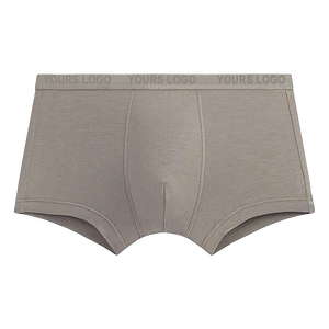 Bóxer de diseño OEM para hombre, 95% algodón, 5% Spandex, cintura personalizada de tiro medio, buena absorción, Proveedor de Ropa interior para hombre - Product Image 4