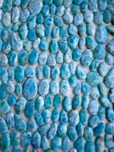 Larimar belleza durmiente Piedra Natural Larimar forma de mezcla lote de piedras preciosas sueltas cabujón fabricación de joyas precio al por mayor Lote - Product Image 3