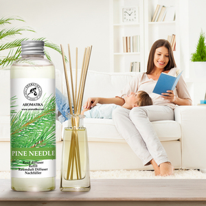 Aromatika Natural Pine Needle Aroma <b>Diffuser</b> Refill Liquid 200ml Long Lasting <b>Room</b> Fragrance Reed <b>Diffuser</b> Oil - Product Image 5