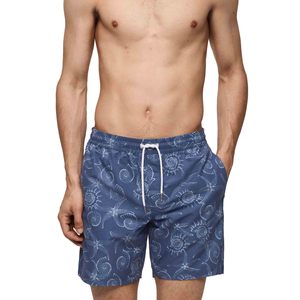 Short de plage extensible dans 4 sens personnalisé de haute qualité imprimé par sublimation fleur solide taille moyenne Style décontracté poches zippées fermeture éclair - Product Image 1