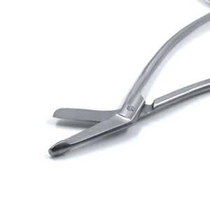 Ciseaux dentaires orthodontiques à manche incurvé en acier inoxydable, ciseaux chirurgicaux, alimentation manuelle - Product Image 5