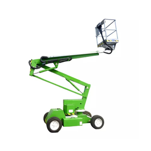 China 10 ~ 56M hidráulico Cheerry Picker plataforma de trabajo aéreo de elevación de pluma articulada telescópica autopropulsada - Product Image 1