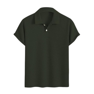 Polo en coton à manches courtes pour hommes, respirant, fabricant en gros - Product Image 6