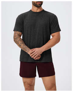 Camiseta deportiva de gimnasio para hombre para ejercicio atlético diario y nivel de rendimiento de carrera con tecnología antiolor - Product Image 5