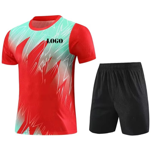 Maillot de Football Personnalisé pour Hommes Enfants Adultes Jeunes Maillot de Football Personnalisé Short avec Logo Ensemble de Club de Football Maillot de Football - Product Image 1