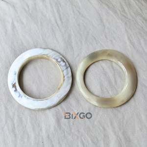 Brazalete de cuerno de Búfalo Blanco hecho a mano, brazalete de moda personalizado al por mayor de Vietnam - Product Image 1