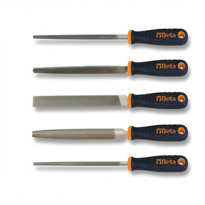 Limas y esmerilas de medio corte con mango antideslizante de doble material - Product Image 2