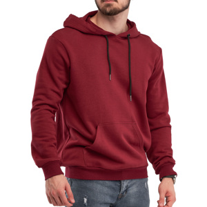 Sudaderas con capucha personalizadas para hombre, ropa de calle 400 GSM, jersey de mezcla de algodón de gran tamaño básico, sudaderas con capucha informales en blanco ajustadas para exteriores para hombre - Product Image 1
