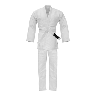 Kimono de Jiu-Jitsu brasileño GiUniform algodón tejido de perlas de calidad Superior para niños adultos cinturón blanco Unisex ropa de artes marciales - Product Image 1