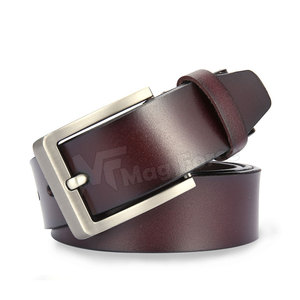 Ceintures en cuir réversibles de haute qualité, écologiques, à boucle à ardillon, personnalisables, de différentes couleurs, pour la mode masculine - Product Image 1