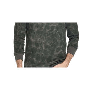 เสื้อเชิ้ตเฮนลีย์สีเขียวสไตล์วินเทจสำหรับผู้ชาย ลายพิมพ์นามธรรม กันน้ำได้ มีไซส์ใหญ่และกลาง - Product Image 3