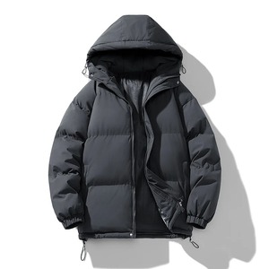 Men's Fashion <b>Winter</b> Duck Jacket Shiny <b>Thick</b> Warm Hip Hop Streetwear Stand Collar Canvas <b>Coats</b> for Outdoor Use Fashionable - Product Image 4