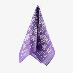 Bandana en coton à double impression personnalisé en usine meilleur châle carré et hijab d'hiver avec logo personnalisé imprimé pour les fans - Product Image 6