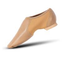 US Dynadans kaki Chaussures de jazz à enfiler en cuir pour femmes US Local