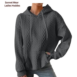 Sudaderas con Capucha para Mujer, Sudaderas de Forro Polar, Suéteres de Manga Larga, Ropa de Otoño e Invierno - Product Image 4