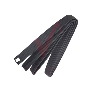 Équipement de karaté 4cm largeur 8 lignes de couture épaisses durables couleur unie Arts martiaux Taekwondo ceinture ceinture de karaté - Product Image 1