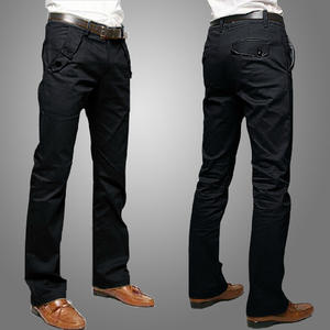 breathable Male Slim Fit Straight Long Pants Chinos <b>Trousers</b> <b>Men</b> <b>Khaki</b> Pants <b>Trousers</b> for <b>Men</b> Formal Dress Leisure Cotton Pants - Product Image 3