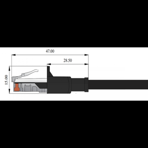 สายแพทช์พีวีซี CAT6ทองแดงยืดหยุ่น RJ45ได้สายเคเบิลเครือข่ายสีดำยาว1เมตรอุปกรณ์เชื่อมต่อการถ่ายโอนข้อมูลอุตสาหกรรมผู้จัดจำหน่ายในประเทศอินเดีย - Product Image 5