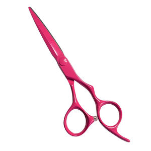 กรรไกรตัดผมตรง VG10 สีชมพู ขนาด 5.5 นิ้ว สำหรับมือขวา ระดับมืออาชีพ สำหรับช่างตัดผม ร้านทำผม  ใบมีดปลายทู่ ทำจากสแตนเลส - Product Image 4