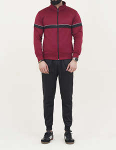 Vente en gros de survêtements de sport en coton polaire pour hommes survêtement de course à manches longues respirant grande taille pour l'hiver - Product Image 3