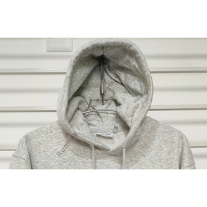 Vente en gros 500 g/m² 100% coton sweat à capuche surdimensionné pour hommes broderie impression logo décontracté teint uni unisexe sweats à capuche vierges hiver - Product Image 2