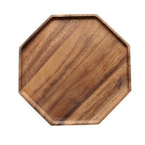 Plateau en bois de style hexagonal avec du bois d'acacia de la meilleure qualité, et disponible dans tous les matériaux avec un style et une taille personnalisés. - Product Image 3