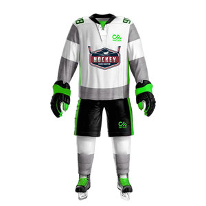 Ropa deportiva personalizada para equipo de hockey sobre hielo para hombre, conjunto de uniforme de hockey sobre hielo de alta calidad, uniformes baratos al por mayor - Product Image 2