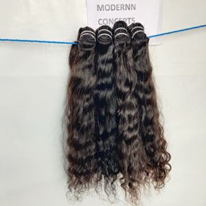 Vente en gros d'extensions de cheveux humains 100% vierges indiens crépus bouclés styles de vague naturelle boucles afro et lâche profonde Super vague sur la dentelle - Product Image 5