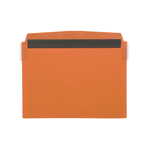 Taschina espositiva magnetica DIN A5 orizzontale con 1 striscia magnetica e copertura protettiva, Arancione, 10 pz. / Confezione - Product Image 2