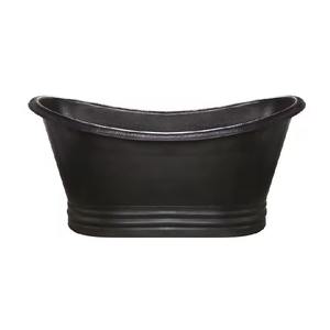 Baignoires en cuivre de qualité assurée, idéales pour une immersion profonde, favorisant la relaxation, le soulagement du stress et la récupération musculaire - Product Image 4