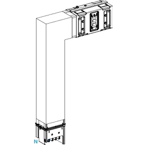 Raccordo per condotti Schneider Electric KSA630DLF41A, gomito verso il basso, segmento B M-TO-M 630A - Product Image 1