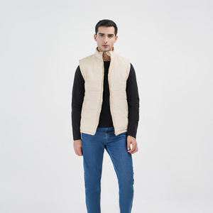 Chaqueta acolchada para hombre con logotipo personalizado, éxito de ventas, estilo bombardero sin mangas a precios de fábrica - Product Image 5