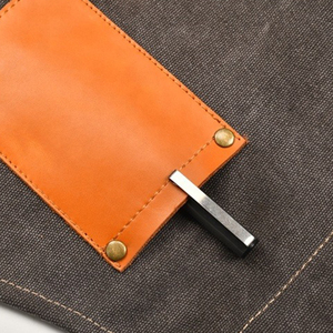 Tablier en Jean unisexe pour hommes et femmes, tablier de Chef de haute qualité - Product Image 3