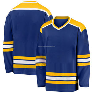 Ventes directes d'usine Maillot de hockey sur glace personnalisé Gsm Broderie Tackle Twill Vêtements de hockey sur glace - Product Image 2