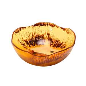 Bol de service en résine époxy artisanale pour la maison, cadeaux festifs et repas de luxe, avec plateau assorti, finition artistique brillante pour - Product Image 3