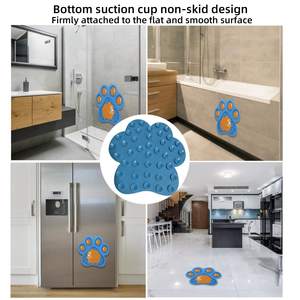 <span class=keywords><strong>Pet</strong></span> Slow Food Mat Bandeja Alimentador Lento Tigelas De Cachorro Lambendo Esteira Gatos Sucção Manteiga De Amendoim De Cachorro Lamber Almofadas Raspador - Product Image 3