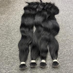 Meilleure qualité Nano Tip/Micro Link Style droit Remy Extensions de cheveux prix de gros 100gr/1 Bundle >= 50% plus long rapport de cheveux - Product Image 1