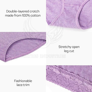 Bragas de mujer Premium con ajuste cómodo Material de alta calidad Diseño de punto transpirable Estilo diario elegante con color - Product Image 4