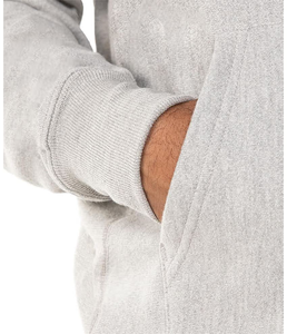 100% Cotton Plain Blank Hoodie Men's Heavyweight Hoodie Oversized Sweatshirt Men Cropped Streetwear Hoodie - Product Image 5